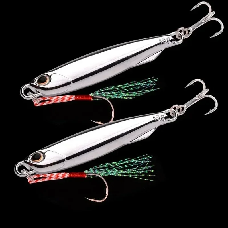 Fishing Lure Spoon - Juego de 10 señuelos de pesca
