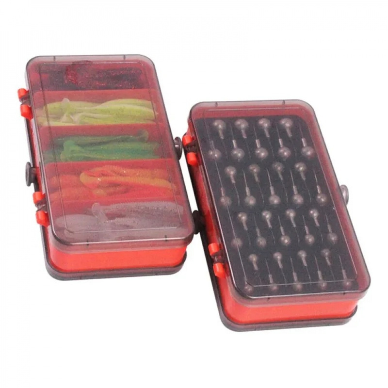 Juego de anzuelos y cabezales  - Fishing Lure Soft Plastic reseña y precio