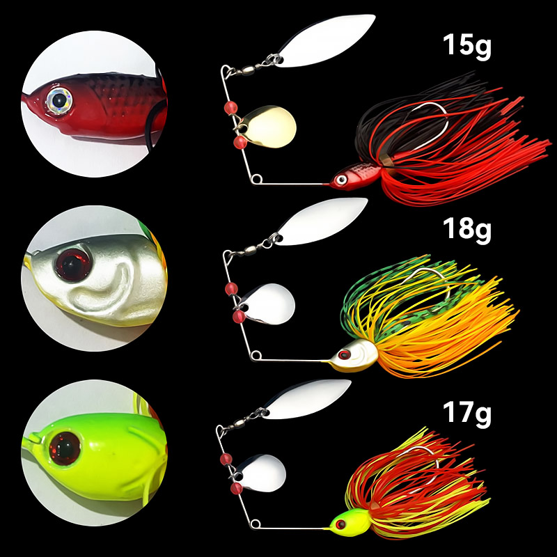 Señuelo de pesca tipo «spinner - Fishing Lure Buzzbait reseña y precio