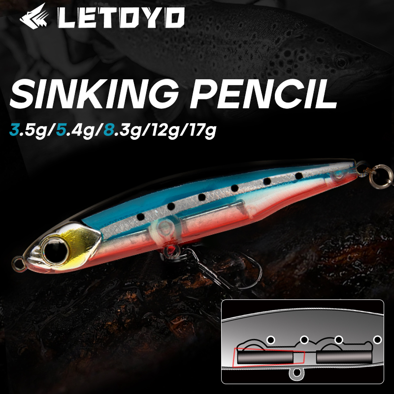 LETOYO-lápiz que se hunde, 17g - Fishing Lure Spoon reseña y precio