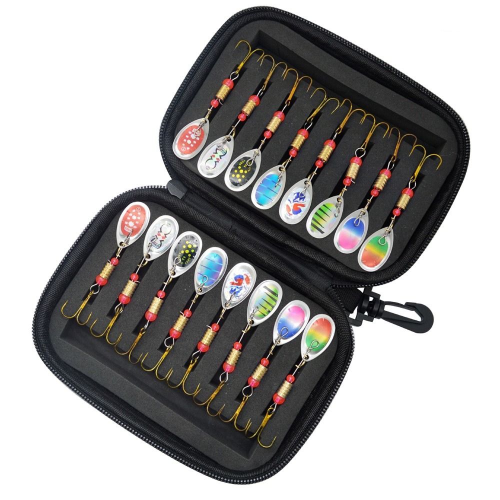 Estuche giratorio para guardar - Fishing Lure Spinnerbait reseña y precio