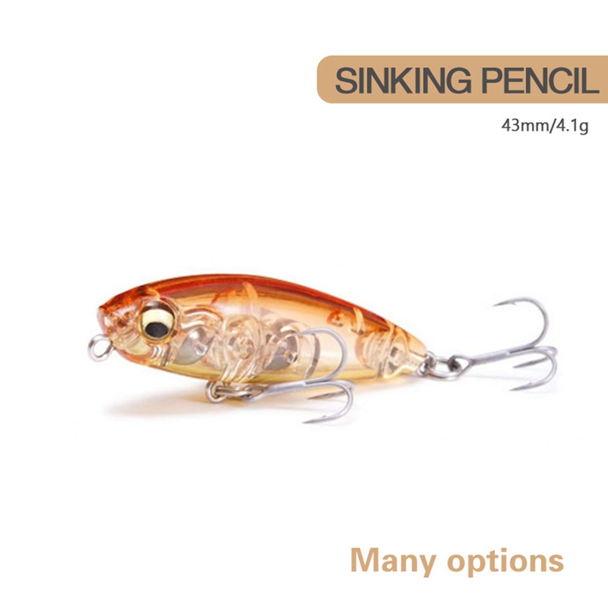 Señuelo de pesca de 4,3 cm y 4 - Fishing Lure Jerkbait reseña y precio