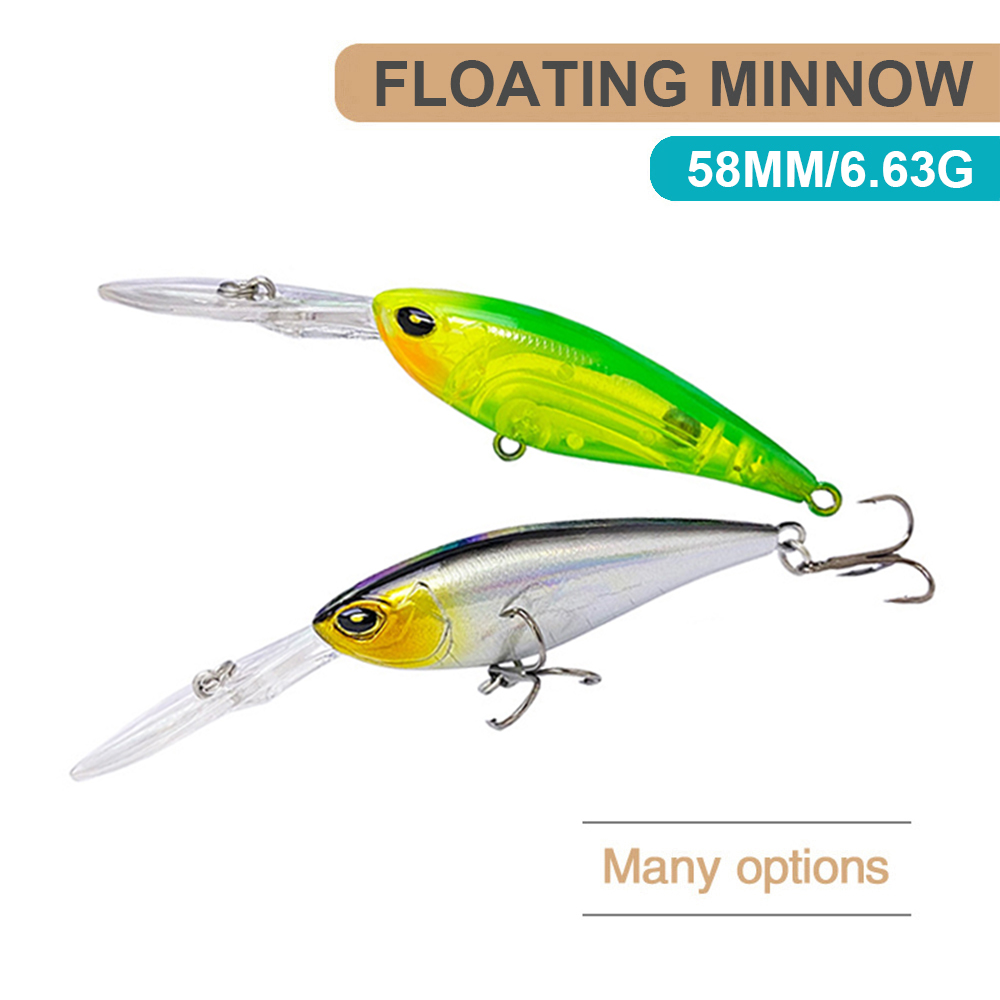 Señuelos de Pesca flotantes, c - Fishing Lure Jerkbait reseña y precio
