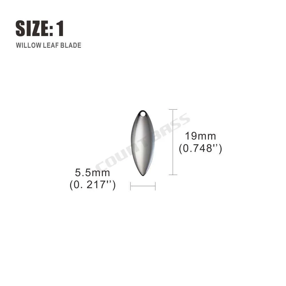 Countbass 50 piezas de palas d - Fishing Lure Blade Bait reseña y precio