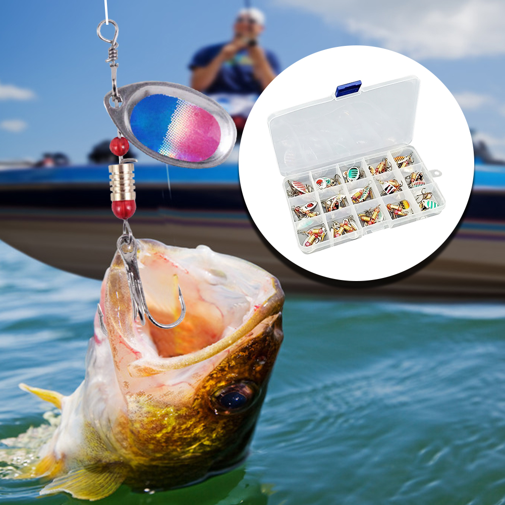 30 unidades de señuelos de pes - Fishing Lure Spoon reseña y precio