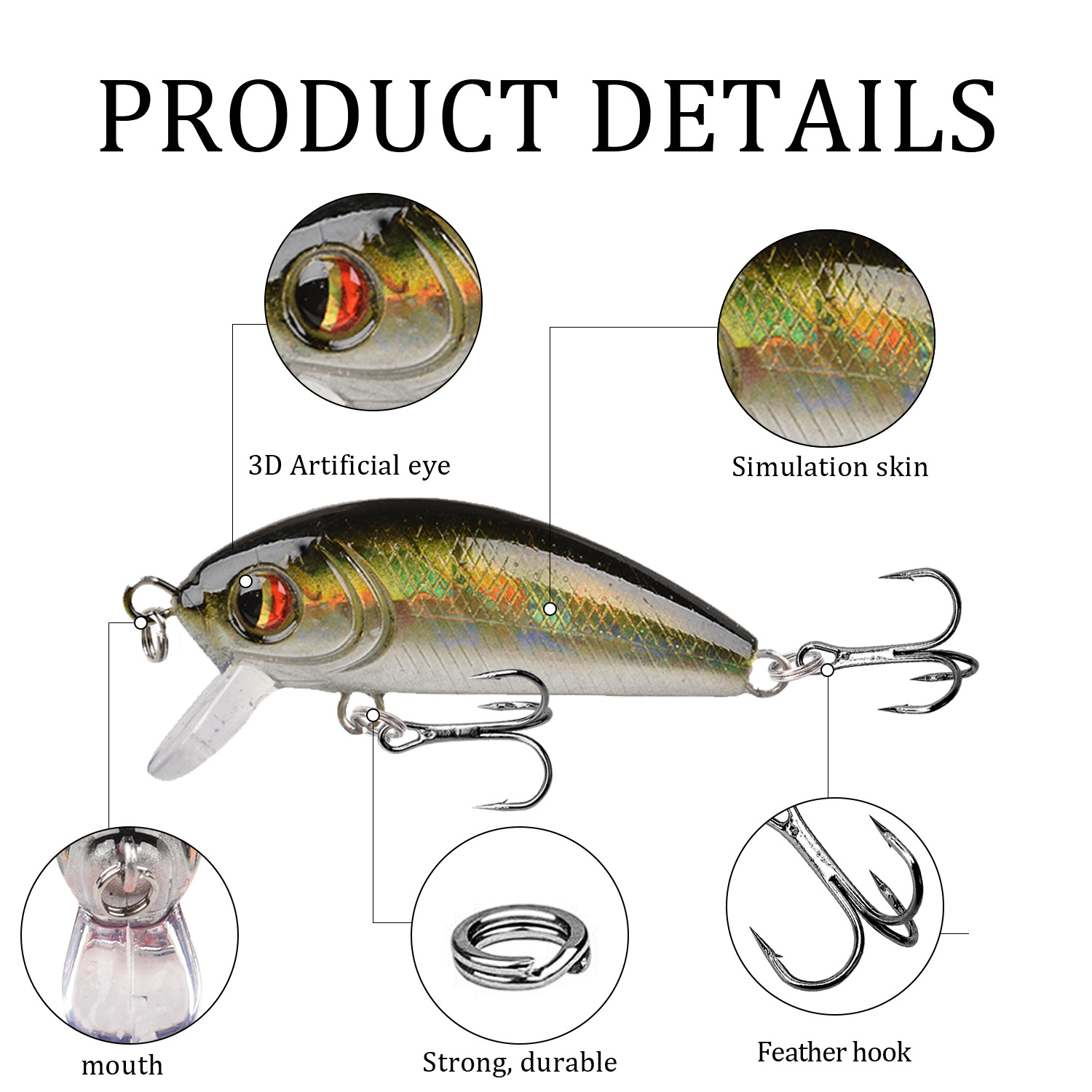 Señuelos de Pesca de pececillo - Fishing Lure Jerkbait reseña y precio